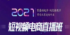 巨企电商学院2021短视频电商直播班，零基础起步，纯实操教学，带你走向专业-旺裕资源站