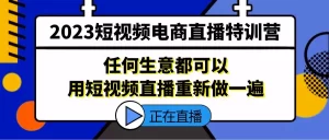 短视频电商直播特训营，任何生意都可以用短视频直播重新做一遍-旺裕资源站